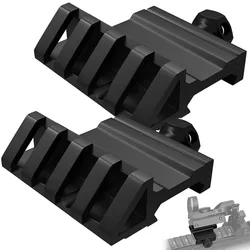 Montaje offset Picatinny 45° perfil bajo para linterna láser