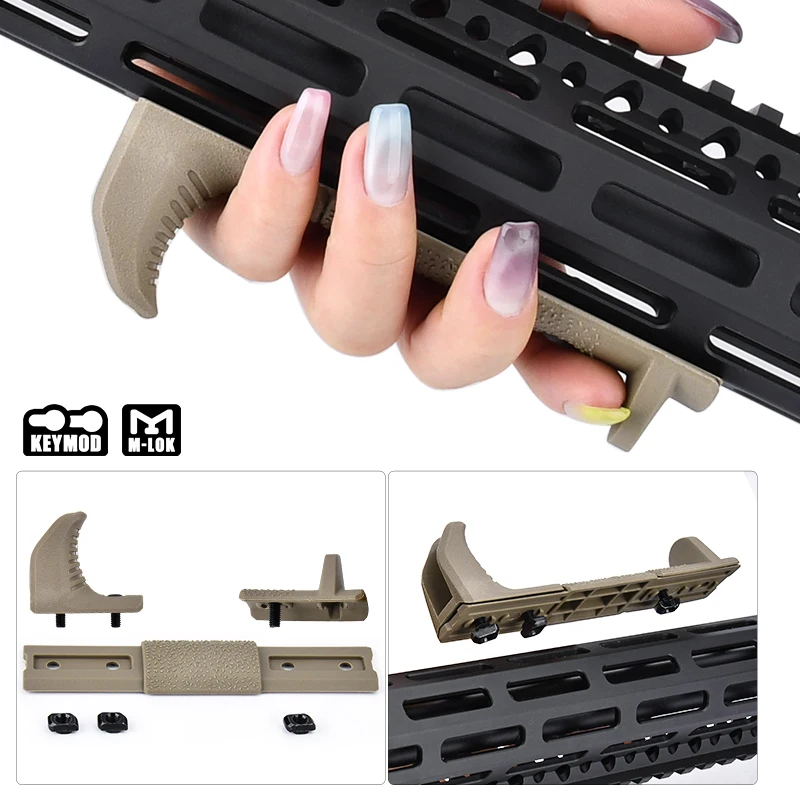WADSN-Kit de cubierta de plástico de nailon táctico, riel KeyMod M-LOK Compatible con AEG GBB Airsoft, accesorios de cubierta de riel - imagen 5