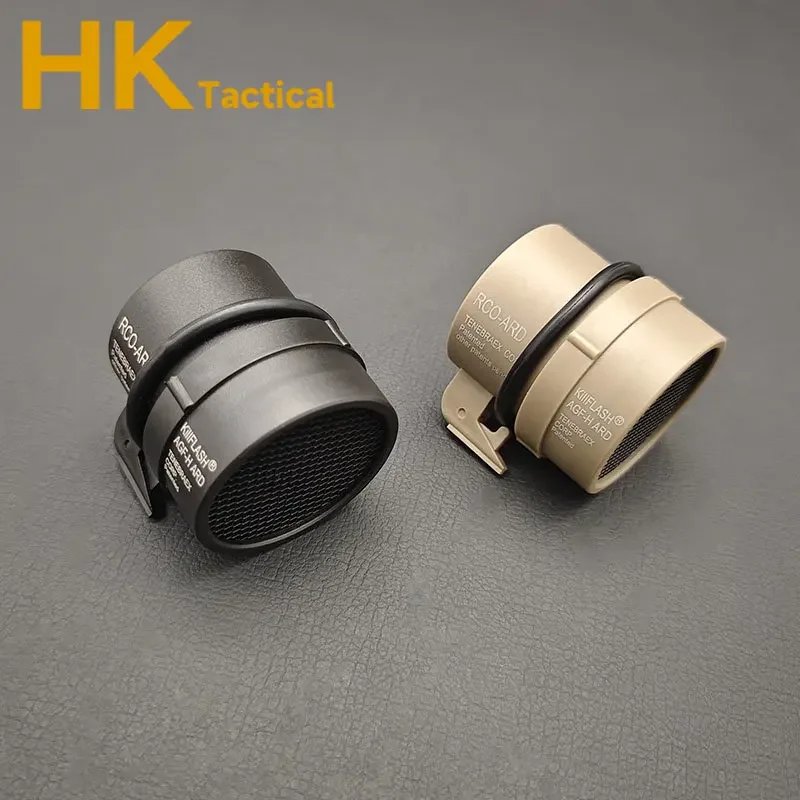 Airsoft Net Honeycomb-cubierta de malla metálica, Protector de lente frontal, arma táctica de caza, punto rojo, accesorios ópticos para ACO - imagen 2