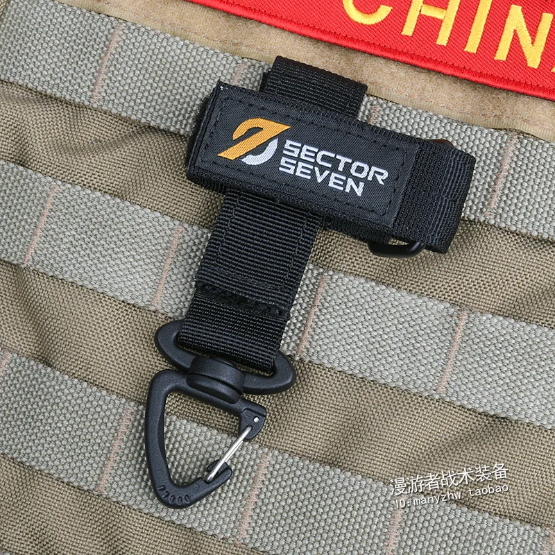 Gancho táctico para choque, mosquetón colgante, correas Molle, Clip de Metal, gancho de olecrano, faja, cinturón, accesorios para chaleco de caza al aire libre - imagen 4