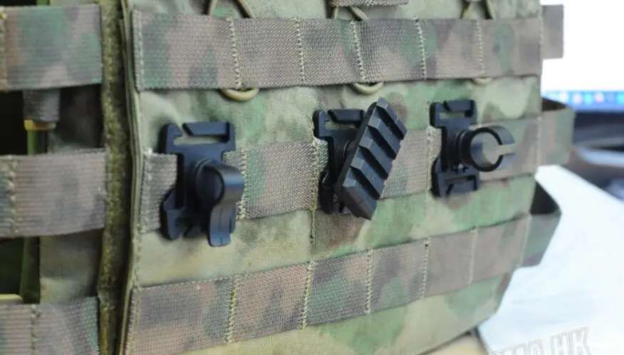 3 estilos para correas de 25MM accesorios de chaleco táctico rieles multiusos + Clips de manguera OD TB543 - imagen 2