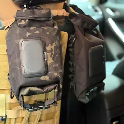 Bolsa táctica porta toallitas húmedas camuflaje outdoor ripstop