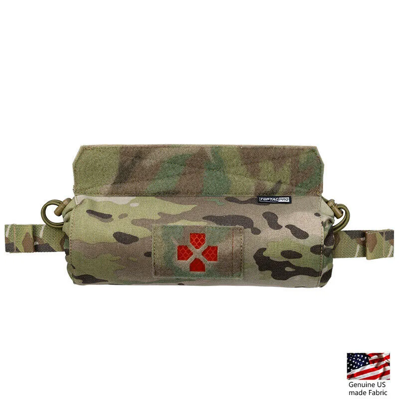 Bolsa médica táctica para el pecho, rollo de 1 bolsa médica para Trauma, IFAK, Kit de primeros auxilios, Camuflaje TP8507 - imagen 3