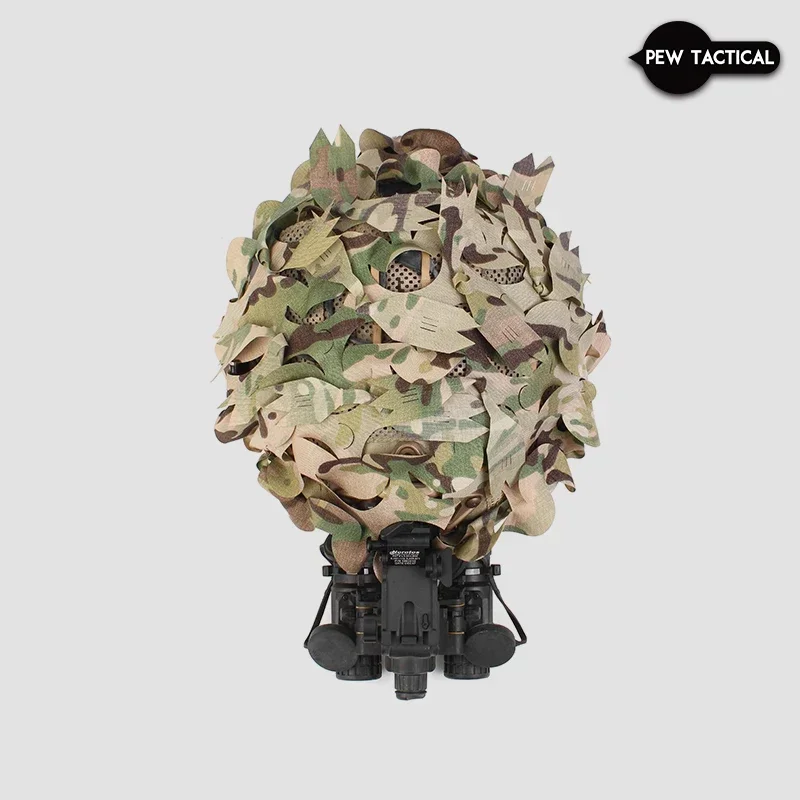 PEW TACTICAL PREDATOR GHILLIE HELMET COVER Funda de camuflaje AIRSOFT Camo - imagen 5