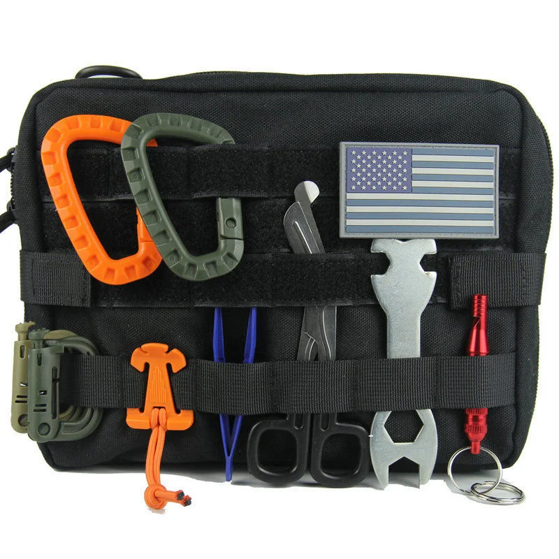 Bolsa táctica Molle médica EDC, bolsa militar de emergencia para exteriores, accesorios, equipo de caza, herramientas multifuncionales - imagen 5