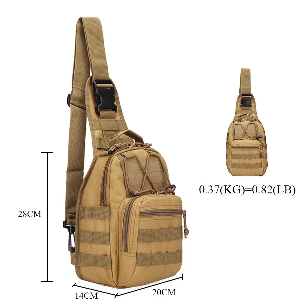 Mochila de hombro táctica para Rover EDC al aire libre CCW, mochila impermeable para senderismo, Camping, bolsa de rango oculto, mochila de día de caza - imagen 4