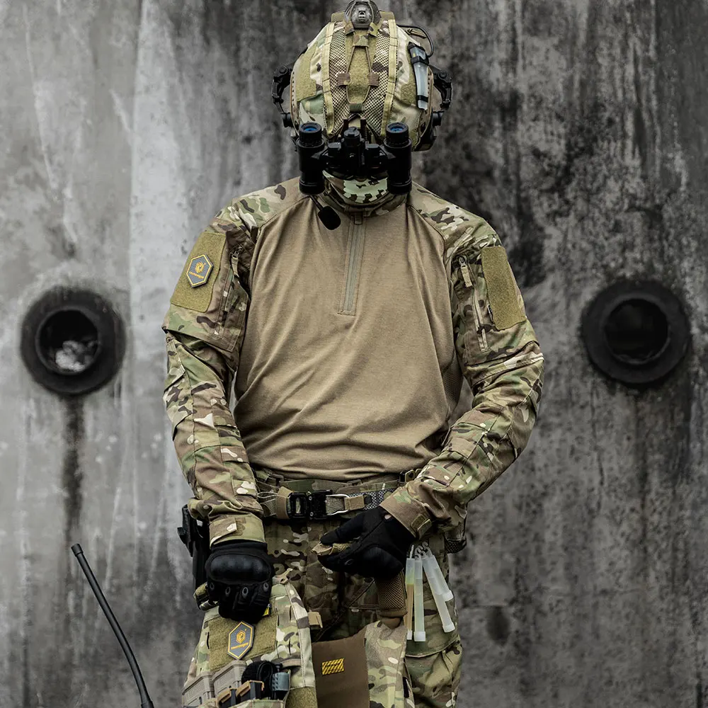 Emersongear Anaconda-camisetas de combate todoterreno, camisetas tácticas, camiseta de entrenamiento, camisetas para acampar, camiseta elástica en 4 direcciones, senderismo y caza - imagen 4