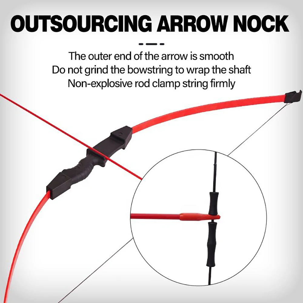 Arco recurvo compuesto, tiro con arco deportivo para niños, flecha con ventosa, juguete de entretenimiento, flechas de silicona, juego de tiro Cs, flechas con ventosa - imagen 5