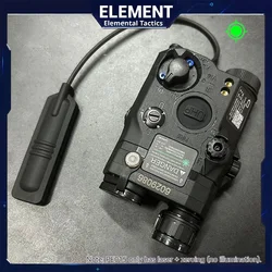 Element Tactical PEQ-15 para luz táctica con láser rojo o verde