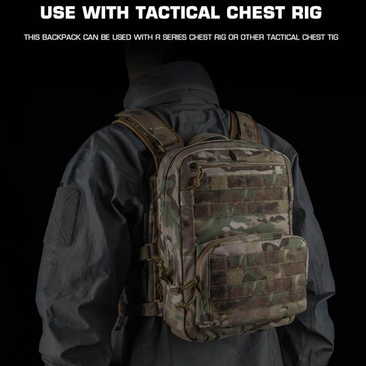 Mochila Táctica R-Assault Gran Capacidad Compatible