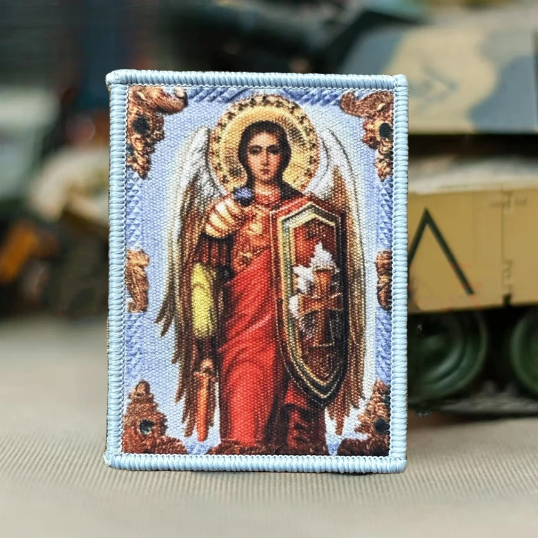 Parche divertido "ARCHANGEL MICHAEL", insignia de moral táctica, parches de gancho y bucle impresos para ropa, pegatina para mochila del ejército militar - imagen 2