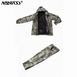 Traje de camuflaje biónico cortavientos e impermeable para caza