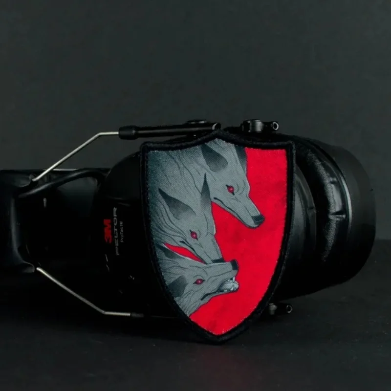 Parches tácticos de moral de Hellhound, parche impreso de gancho y bucle divertido, insignia militar, brazalete, pegatinas de mochila - imagen 3