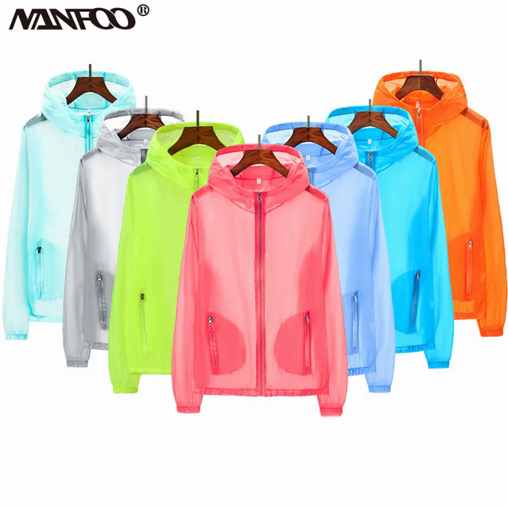 Chaquetas finas de piel de S-7XL de talla grande con protección solar UV de verano, chaquetas ultraligeras para parejas, chaquetas para acampar y montar al aire libre - imagen 2