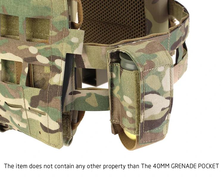 PEW TACTICAL Molle táctico 40MM bolsillo multiusos estilo FS Molle bolsa camuflaje caza Airsoft Accesorios - imagen 5