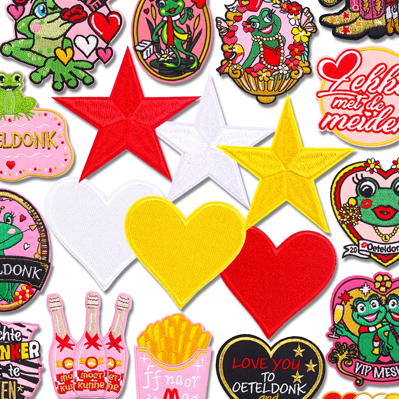 Parches de uniforme DIY con emblema de Oeteldonk de Países Bajos, parches bordados, parches para planchar para ropa, parche de Carnaval de Países Bajos