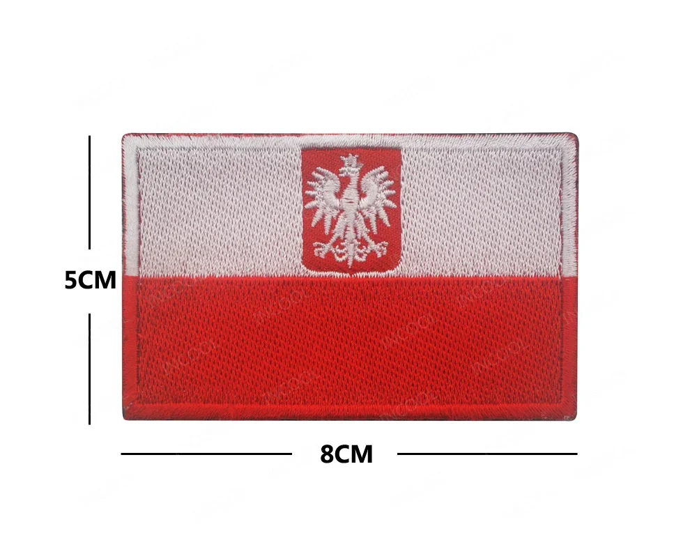 10 Embroidered 8X5CM