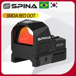 SPINA OPTICS-mira de punto rojo para pistola Glock, mira de Rifle IPX6 a prueba de agua, ajuste de 20mm Picatinny G17 19 9mm AR, etc.