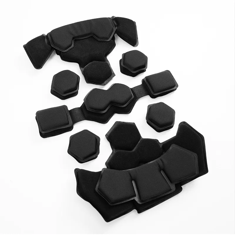 FMA cómodo almohadilla para casco de espuma viscoelástica de doble capa absorbente transpirable extraíble almohadilla para casco de esponja forrada Wendy TB1478 - imagen 4