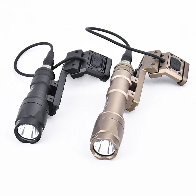 WADSN-linterna táctica M300 M600, Kit de Base de compensación lateral, LED blanco M300A M600C SF Surefir, luz exploradora, lámpara de equipo de caza Airsoft - imagen 3