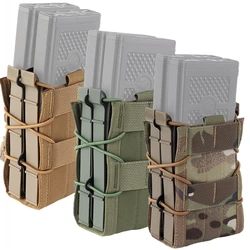 Porta cargadores táctico doble MOLLE elástico 7,62 mm