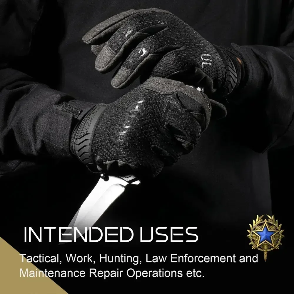 Guantes tácticos de dedo completo pantalla táctil combate tiro caza deporte al aire libre Airsoft Paintabll conducción trabajo mitones hombres mujeres - imagen 5