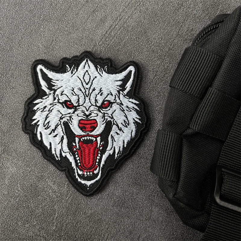 Parche bordado de tigre de Bengala, insignias de moral táctica, parches militares con gancho, pegatina para mochila en ropa - imagen 4