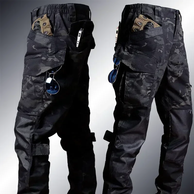 Trajes de uniforme táctico Milit, traje de camuflaje para exteriores, camisas de combate, pantalones, conjuntos de entrenamiento de pesca, ropa de caza de Paintball Airsoft - imagen 5