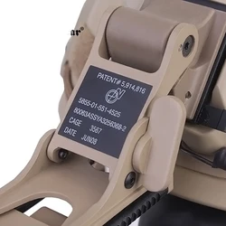 Emersongear soporte abatible NVG para casco – Aluminio táctico