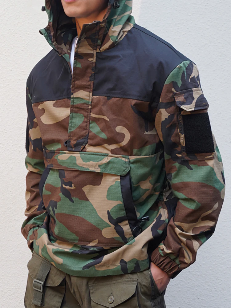 Sudadera con capucha de camuflaje para hombre y mujer, suéter táctico de estilo militar para ocio, tropa de asalto, novedad de Primavera de 2023 - imagen 4