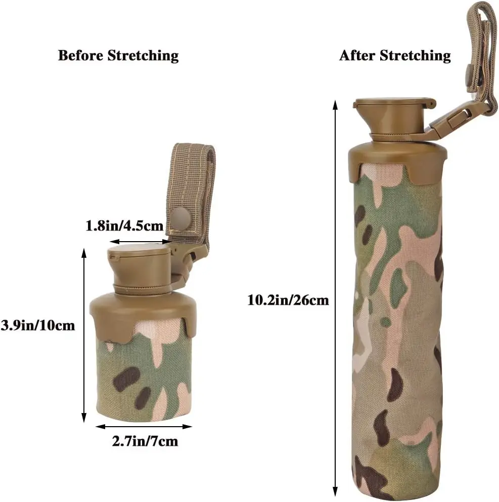 Bolsa de almacenamiento táctica Molle BB, bolsa plegable para caza de pelotas y bolitas de tirachinas, diseño duradero y portátil - imagen 3