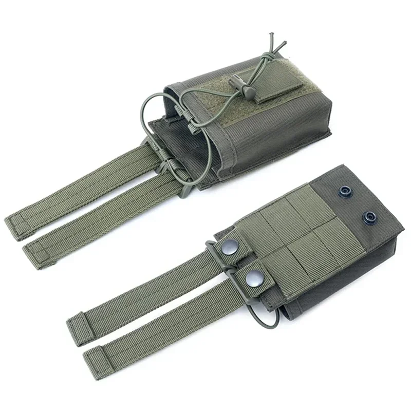 Funda de radio para walkie talkie BaoFeng UV-5R, soporte de clip de cinturón de nailon ajustable para acampar al aire libre, senderismo, equipo de trabajo - imagen 5