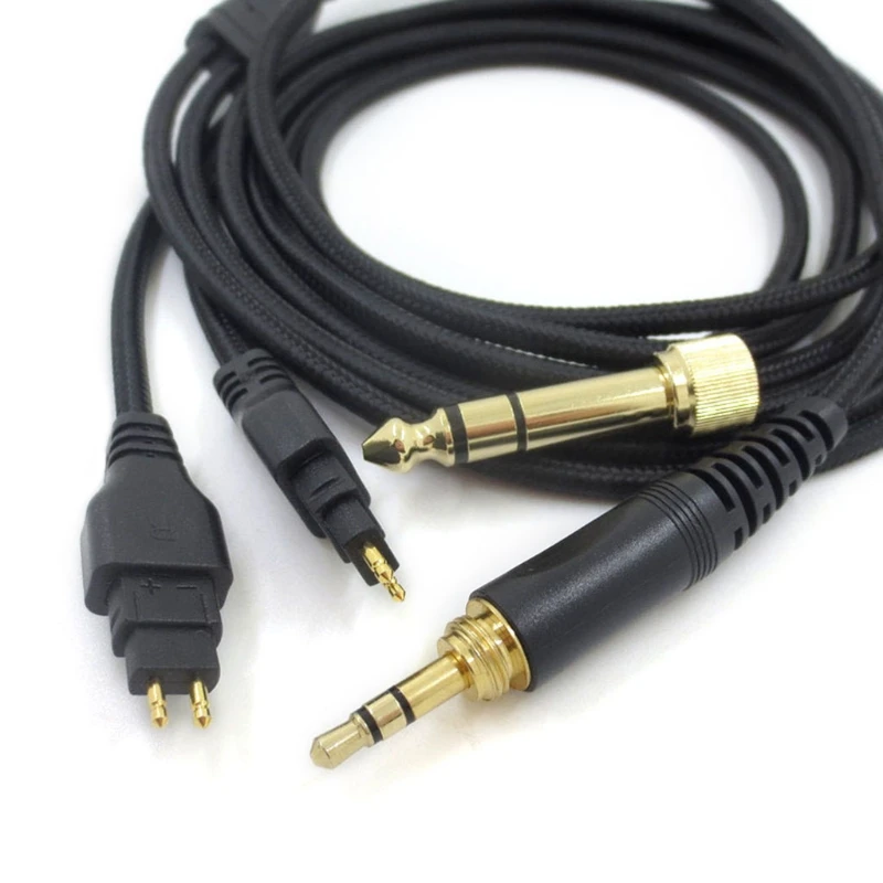 Cable auriculares para Sennheiser-HD580 HD600 HD650 HD660S, reparación Cable accesorios repuesto para K1KF - imagen 2