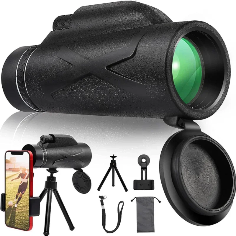 Binoculares HD Bak4 zoom largo alcance portátiles para caza - imagen 4