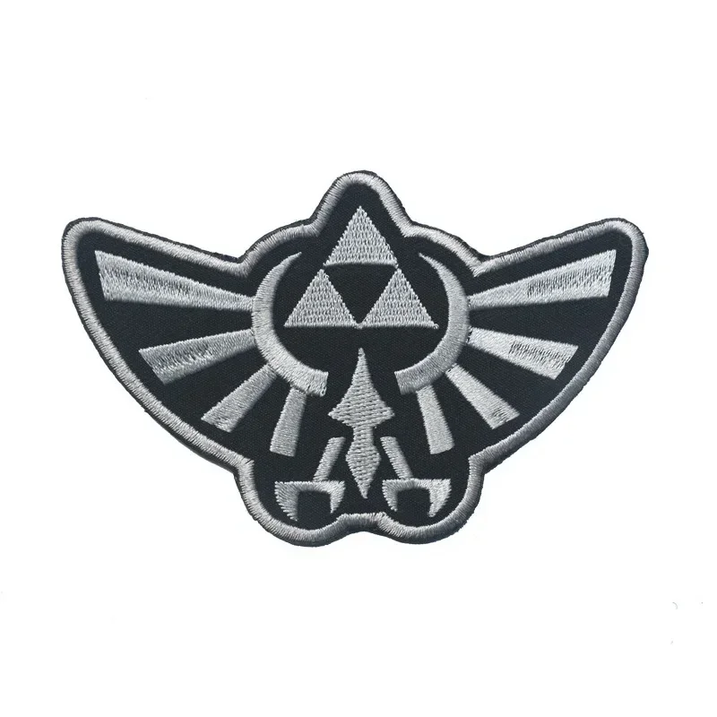 Parche bordado con alas de Leyendas de Zelda, brazaletes con logotipo real, emblema táctico con gancho y bucle, insignias militares, sombreros, pegatinas para ropa - imagen 4