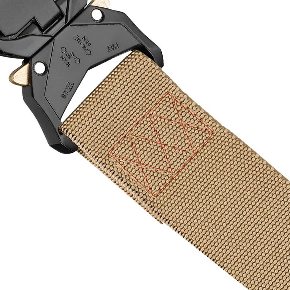 Cinturón de nailon para hombre, ejército, caza al aire libre, táctico, multifunción, combate, supervivencia, Cuerpo de Marines de alta calidad - imagen 4