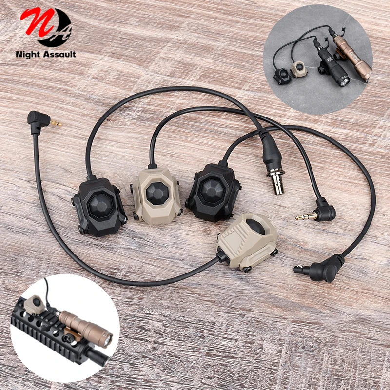 WADSN-interruptor de presión remoto táctico AXON SL, Modbutton Surefir M300 M600 2,5 3,5 SF, enchufe de grúa compatible con riel de 20mm, NGAL PEQ OGL Laser