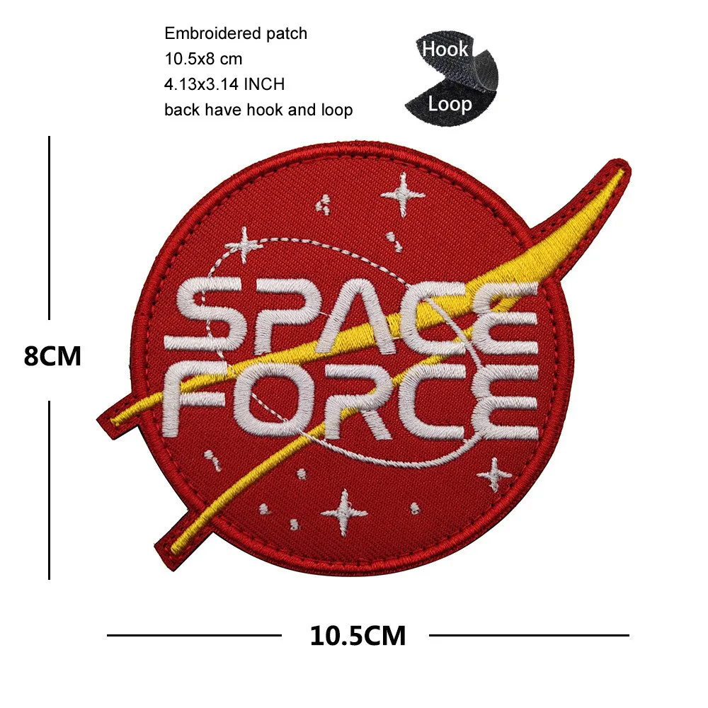 Bolsa al aire libre lanzamiento un insignia de cohete Alien Falcon astronauta exploración espacial resistencia bordado STS Discovery parche de astronauta - imagen 5