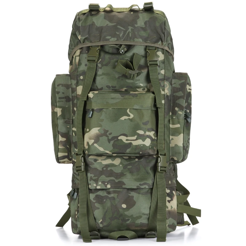 Mochila táctica de gran capacidad para hombre y mujer, bolsa de viaje de alta calidad, impermeable, para exteriores, senderismo, Camping, 70L, 900D - imagen 3