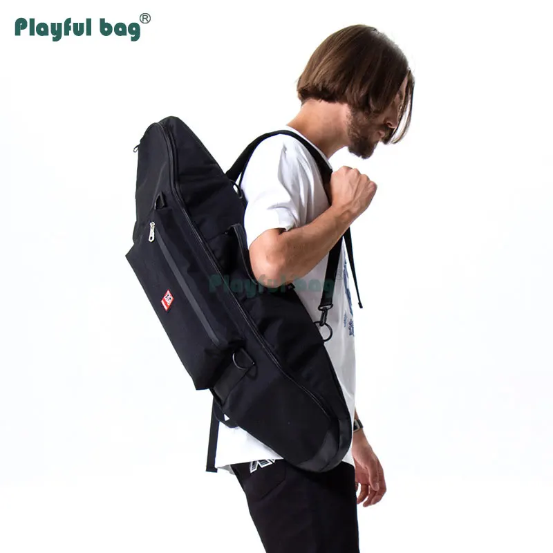 Mochila profesional para monopatín eléctrico con cubierta impermeable, bolsa portátil para tabla de pescar, portador de monopatín al aire libre AMB175 - imagen 3