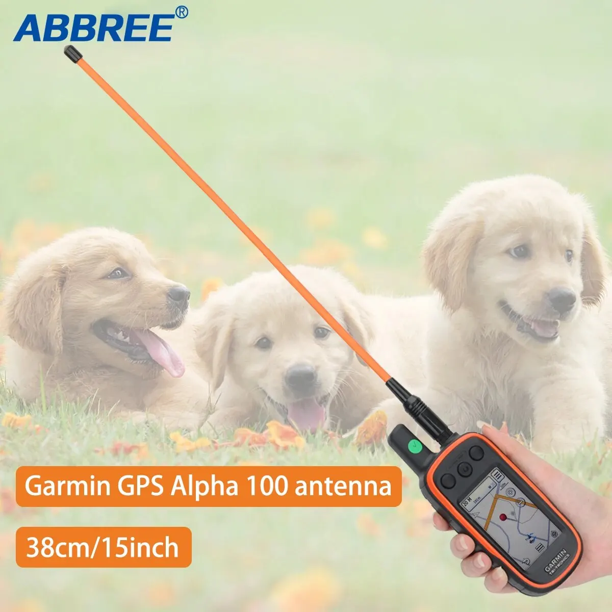 Antena GPS 771 SMA-macho Garmin GPS Alpha 38CM antena de látigo extendida de largo alcance para Alpha 100 200 Astro 220 320 430 Radioaficionado - imagen 2