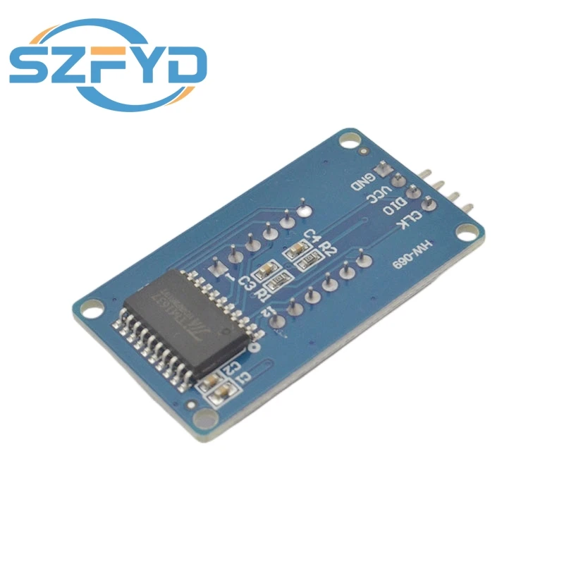 Módulo de pantalla LED TM1637, 4 dígitos, 7 segmentos, 0,36 pulgadas, tubo Digital de ánodo común rojo para Arduino - imagen 3