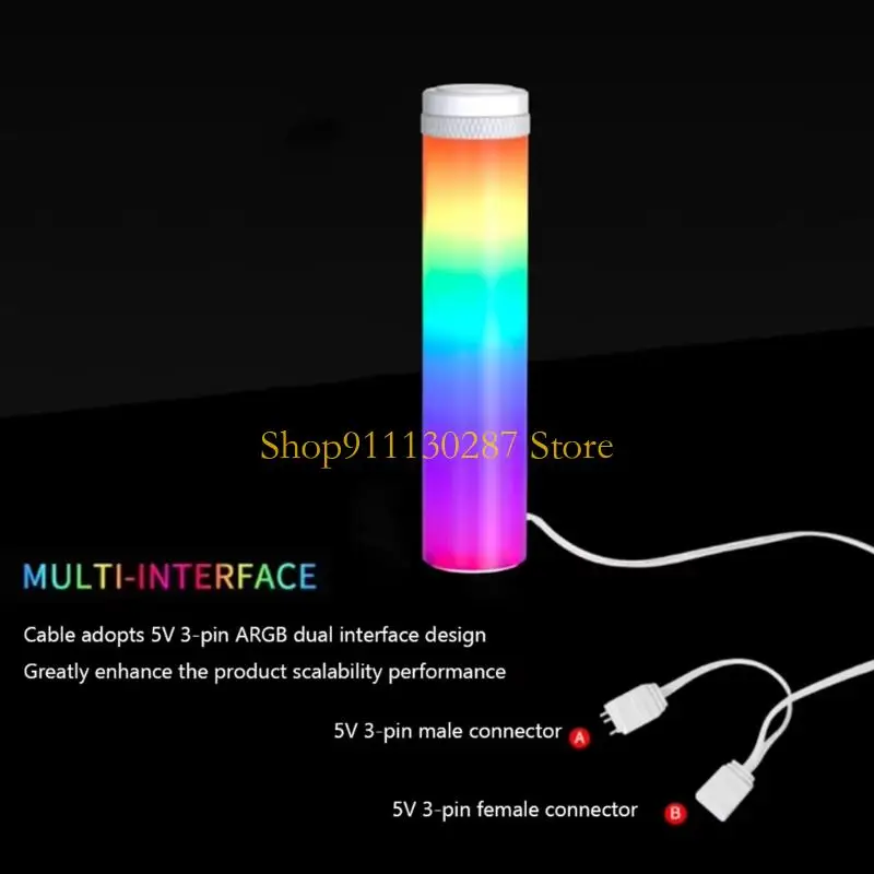 J1HC Universal 5V 3pin Argb GPU Soporte soporte con construcción plástico metal - imagen 2