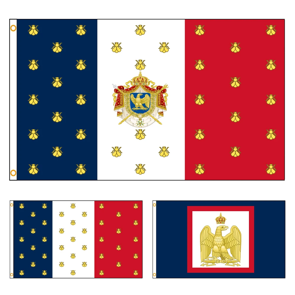 Bandera de estándar Imperial de Napoléon I III, eugenzo, Bonaparte, decoración de bandera, 90x150cm - imagen 2