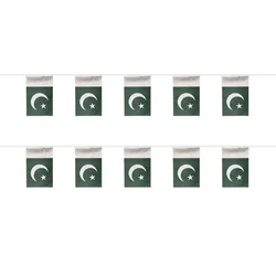 Banderines Pakistan 14x21cm – Pack 20 uds para cuerda decorativa