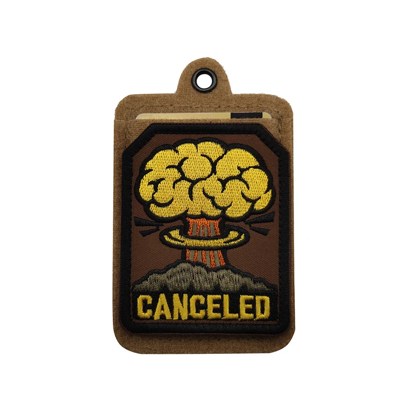 EDC-bolsa táctica para tarjetas de identificación, bolsillo de almacenamiento de parche con pasta de bucle, herramientas de decoración, soporte para exteriores, organizador, extensión colgante - imagen 4