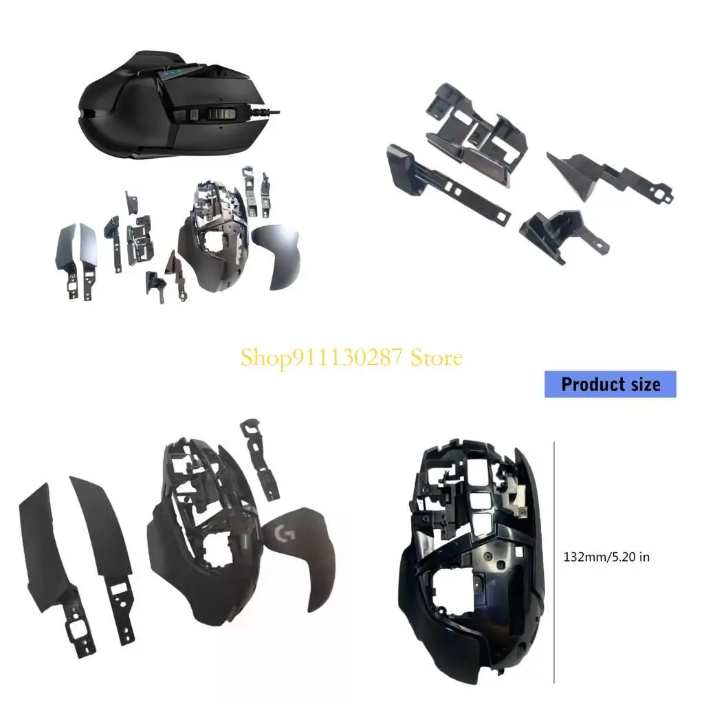 Juego repuesto funda para ratón sin herramientas J1HC, construcción permanente, sensación cómoda en mano