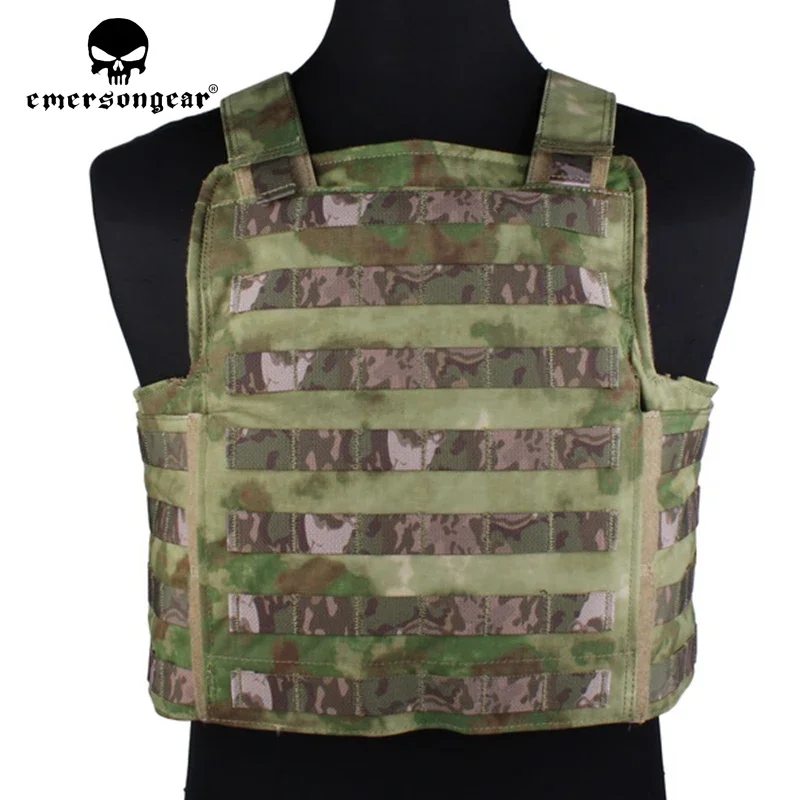 Emersongear-Chaleco táctico estilo PROTECH, armadura corporal Airsoft con sello azul marino, portador de placa de caza Molle, equipo protector de nailon EM2983 - imagen 3