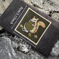 Parche táctico bordado con velcro – Insignia moral para mochila