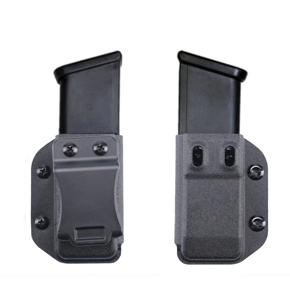 IWB/OWB-Bolsa de cargador de doble pila para Glock CZ S & W H & K SIG P365, funda de pistola MAg ajustable para mano derecha e izquierda, 9mm/.40 - imagen 2